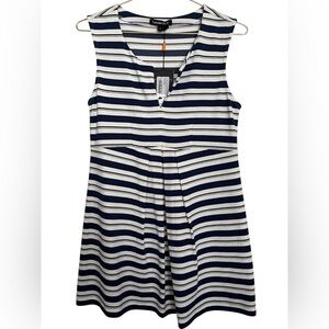 Isabella Oliver Striped Maternity Sleeveless Top Women’s 2 Navy & White Casual